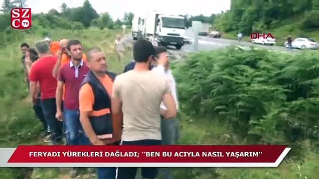 Otomobil ormana uçtu: 1 ölü, 5 yaralı
