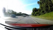 Moment speeding motorist gets instantly pulled over by police on Michigan highway
