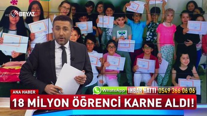 18 milyon öğrenci karne aldı