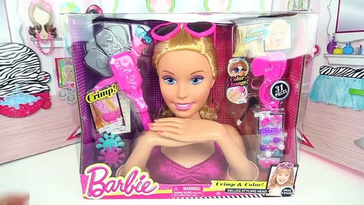 Muñeca Barbie para Peinar y Maquillar Pintar Uñas - Barbie Como