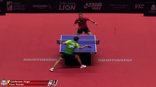 Hugo Calderano vs Ruwen Filus | 2019 ITTF Japan Open Highlights (R16)