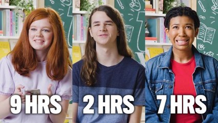 16 Sixteen-Year-Olds Guess How Much Time They Spend on Their Phones a Day