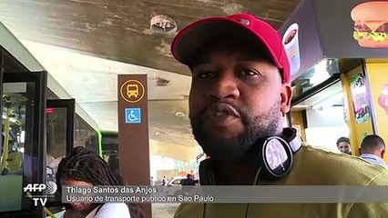 Huelga afecta a los transportes en Brasil el día de la apertura de su Copa América