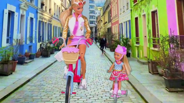 Barbie Girl Chelsea Baby Doll House Cleaning Toys Play!