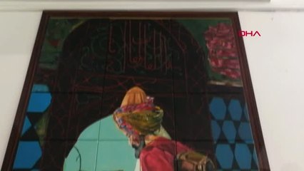 MERSİN Yaptıkları tabloları karne günü sergilediler