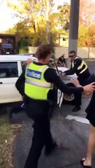 cop kicks man in the face when hes on the floor