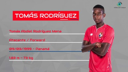 Tomás Rodríguez - Atacante/Forward - Panamá - 2019