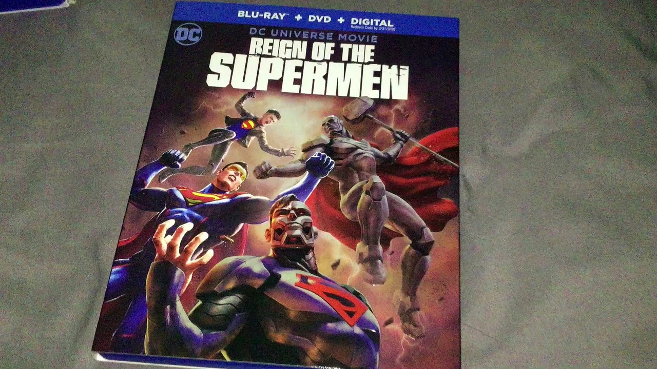 Reign of the Supermen Blu-Ray/DVD/Digital HD Unboxing