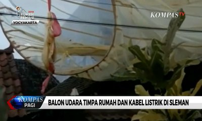 Balon Udara Timpa Rumah dan Kabel Listrik di Sleman