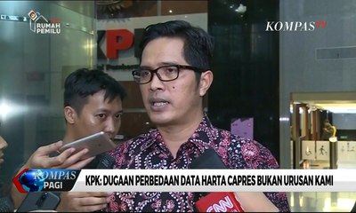 KPK: Dugaan Perbedaan Data Harta Capres Bukan Urusan Kami
