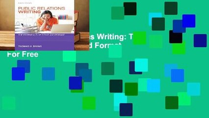 Online Public Relations Writing: The Essentials of Style and Format  For Free
