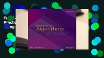 Full E-book Essential Algorithms: A Practical Approach to Computer Algorithms Using Python and C#