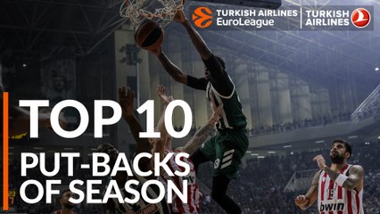 2018-19 Turkish Airlines EuroLeague: Top 10 Put-Backs!