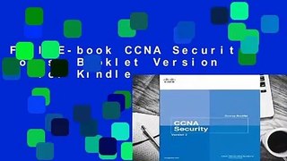 Full E-book CCNA Security Course Booklet Version 2  For Kindle