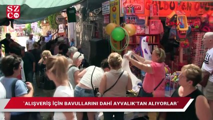 Ayvalık pazarına Yunan hücumu