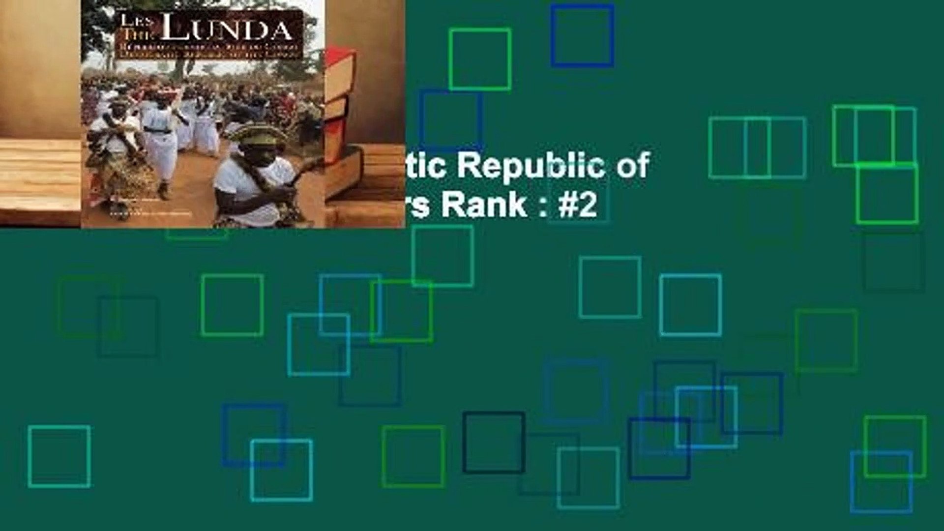 The Lunda: Democratic Republic of the Congo  Best Sellers Rank : #2