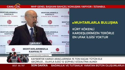 MHP Lideri Bahçeli İstanbul'da