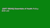 [GIFT IDEAS] Essentials of Health Policy and Law