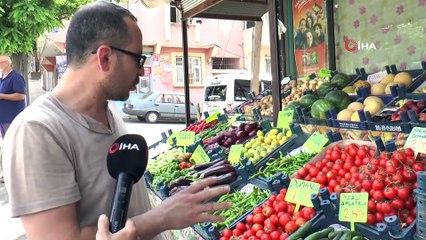 Kasa kasa domatesi ve patates çuvalını böyle çaldı