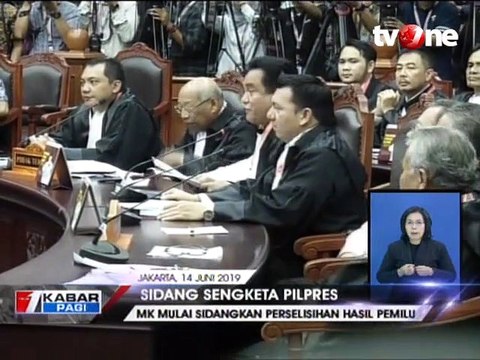Sidang Sengketa Pilpres, Kubu Prabowo Bacakan Gugatan