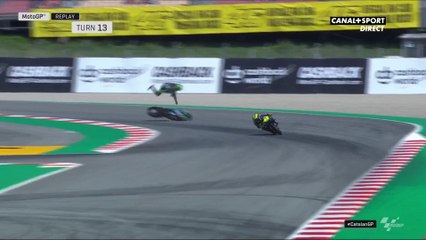 La chute impressionnante de Franco Morbidelli !