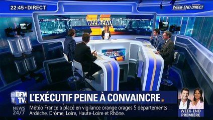 L'exécutif peine à convaincre