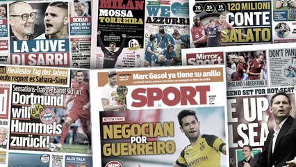 L’Inter prêt à lâcher 120M€ cet été, Le Borussia Dortmund veut récupérer un cadre du Bayern Munich