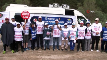 Emek ve Adalet Yürüyüşü 5. gününde