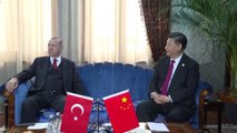 Cumhurbaşkanı Erdoğan, Çin Devlet Başkanı Şi Cinping ile görüştü