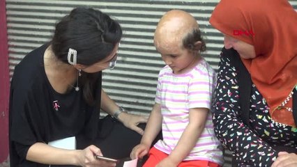 SAMSUN Zeynep'in 'peruk' hayali gerçek oldu