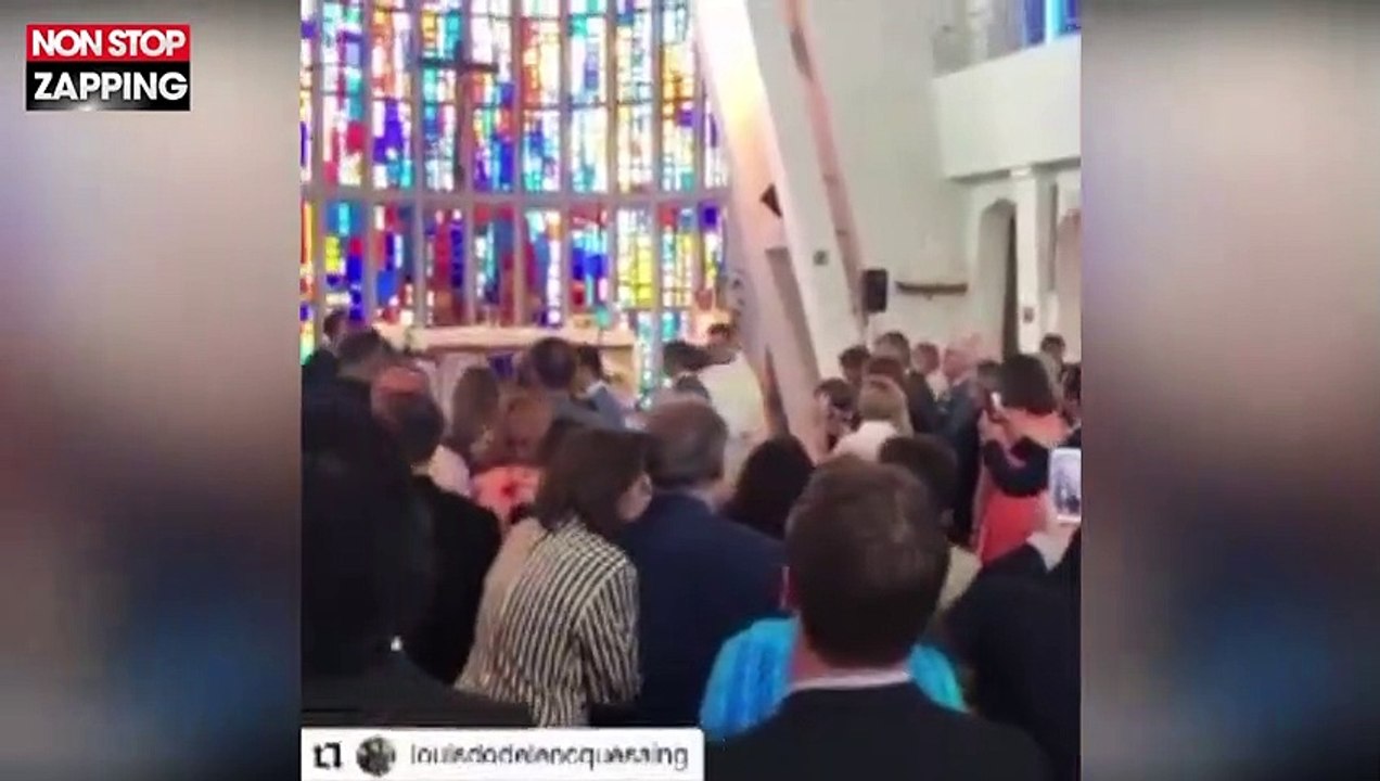 Mariage de Laura Smet : Son frère David Hallyday l'amène à l'autel (Vidéo)