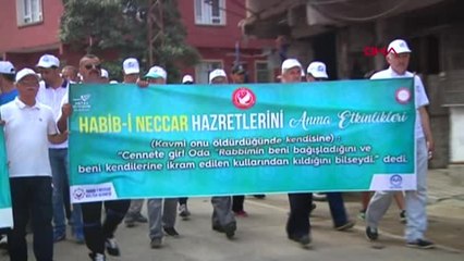 Hatay'da Habib-i Neccar anma yürüyüşü