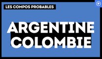 Argentine - Colombie : les compositions probables