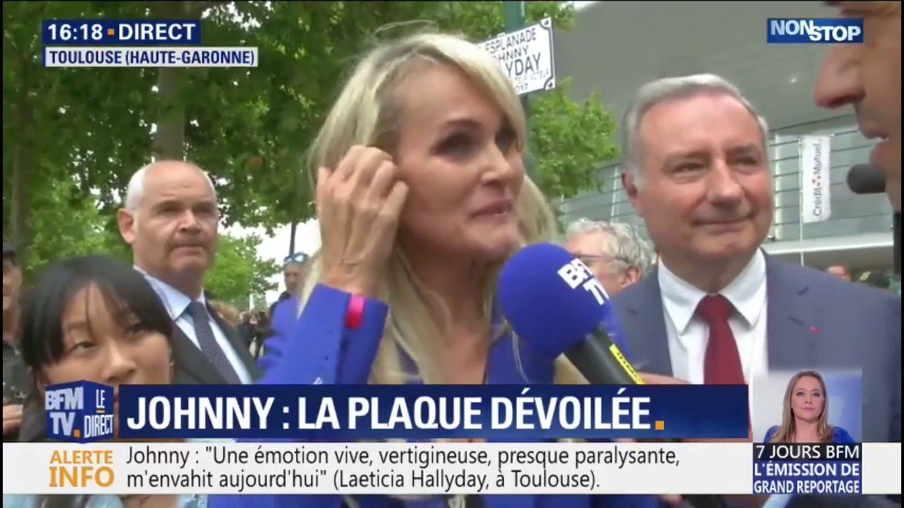 "C'est un deuil difficile" : Laeticia Hallyday remercie les fans toulousains pour "leur amour"
