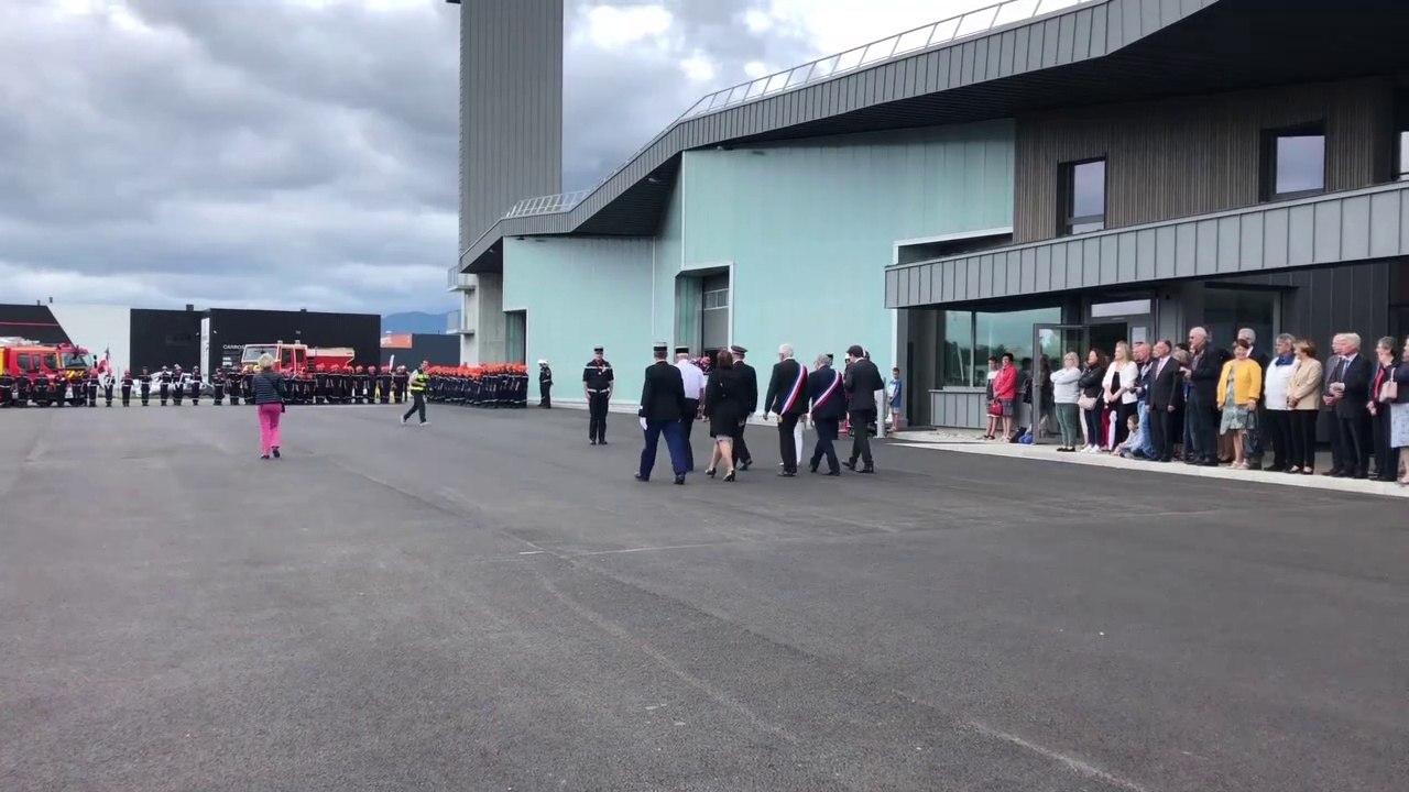 Sapeurs-pompiers: le nouveau centre de secours de Cernay-Wittelsheim officiellement inauguré