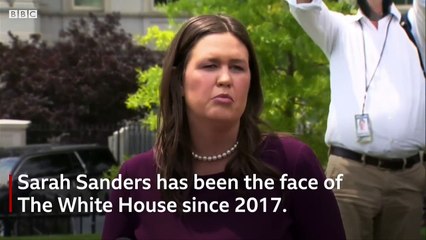 Sarah Sanders' most memorable moments - BBC News