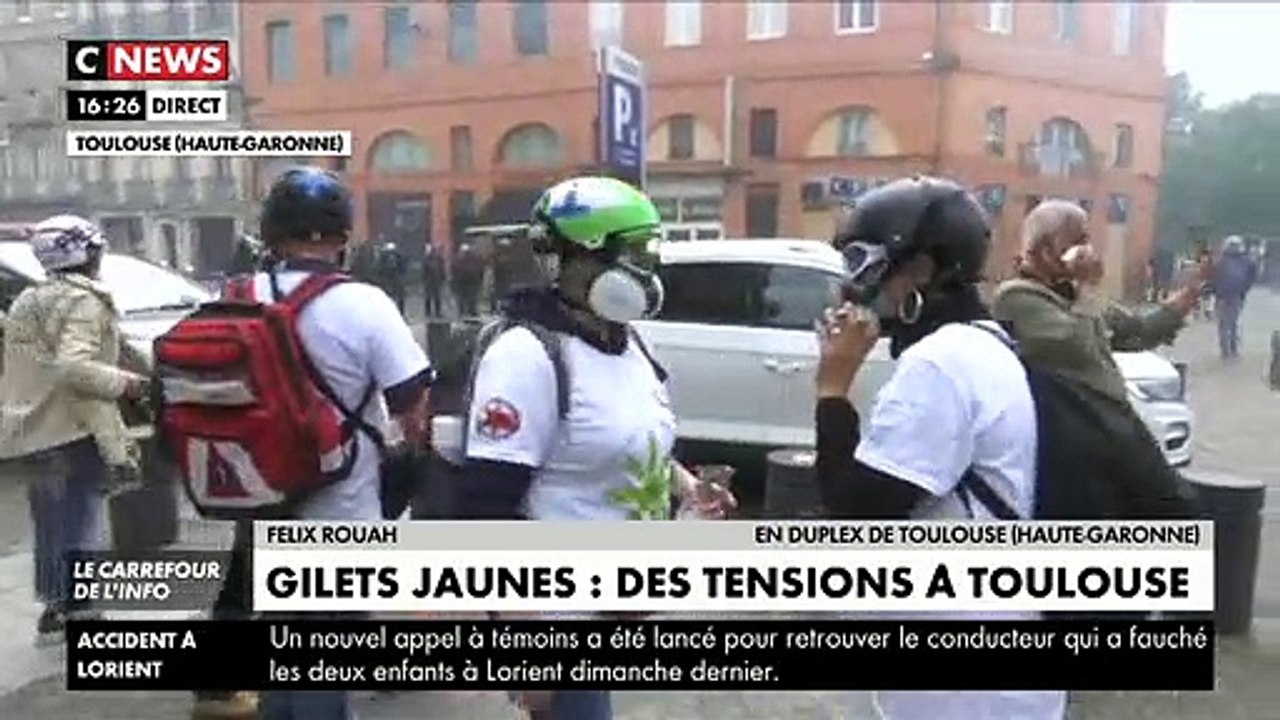 Incidents à Toulouse lors de la manifestation des Gilets Jaunes - Samedi 15 juin 2019