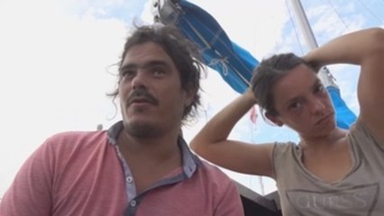 La pareja que cruzó el Atlántico a vela con pasajeros que hacían "barcostop"