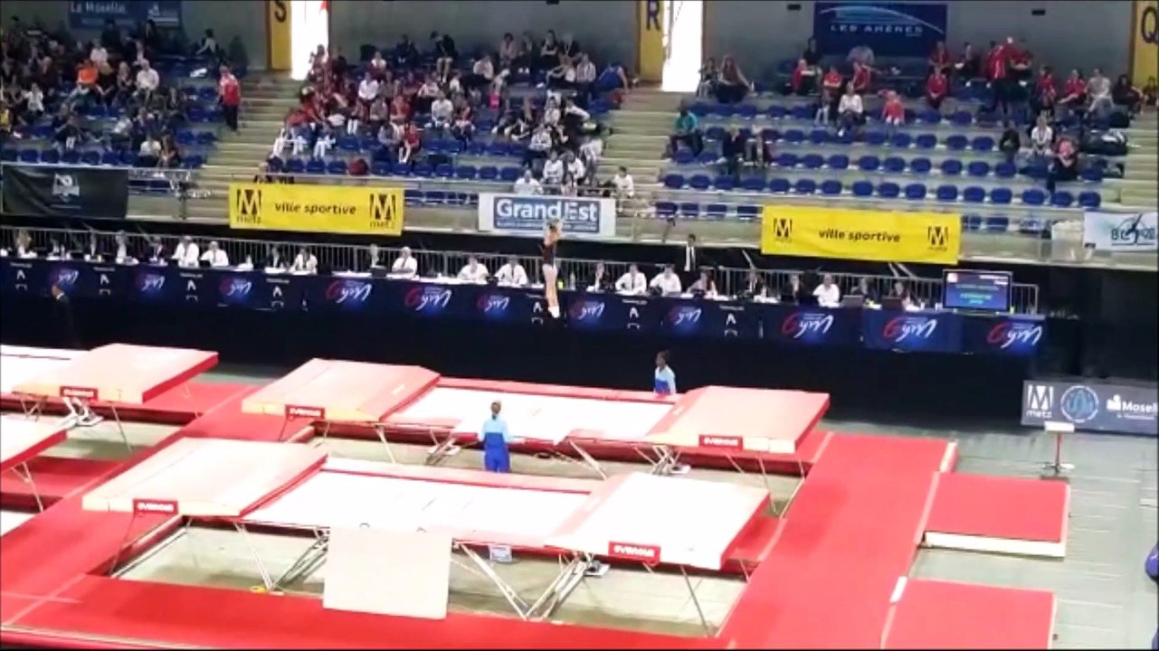 Championnats de France de trampoline : virtuosité au sol et dans les airs aux Arènes de Metz