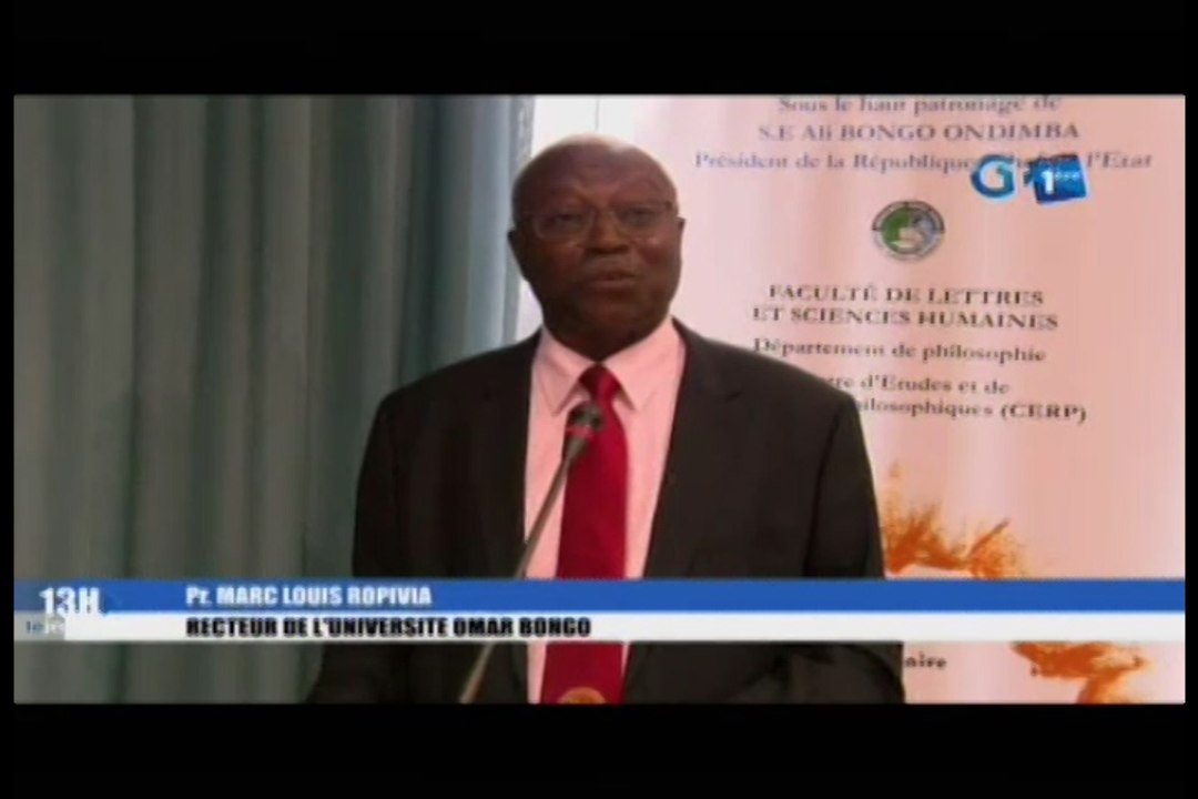 RTG/Ouverture du colloque international pluridisciplinaire sur l’Afrique et le monde à Libreville en hommage au Pr. Gilbert Zue Nguema