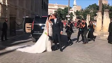 Boda Sergio Ramos y Pilar Rubio: Salida de los Novios