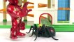 Tayo the little bus Garage & Iron Man, Spider & Cockroach & Centipede Monster, Funny Insect Story