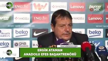 Ergin Ataman: "İki takım oyuncularını da kutluyorum"