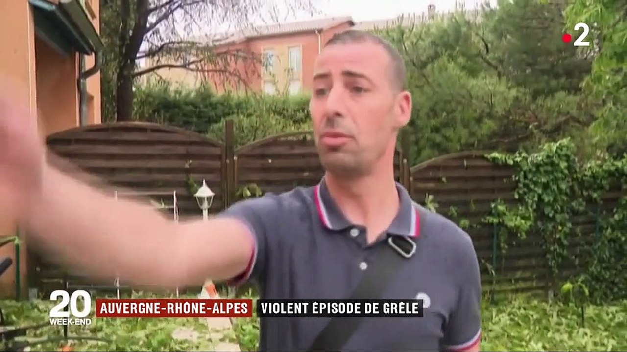 De violents épisodes de grêle en Auvergne-Rhône-Alpes