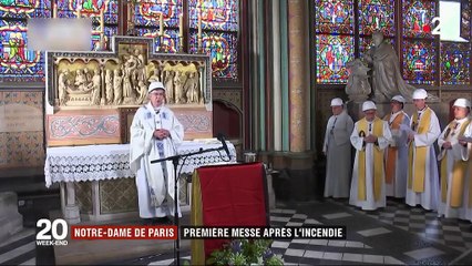 Notre-Dame de Paris : une trentaine de personnes ont pris part à la première messe depuis l'incendie