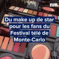 Une séance de maquillage au Festival TV de Monte-Carlo