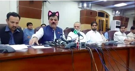 Au Pakistan, plusieurs hommes politiques ont été affublés par mégarde d'un filtre chat lors d'un Facebook live