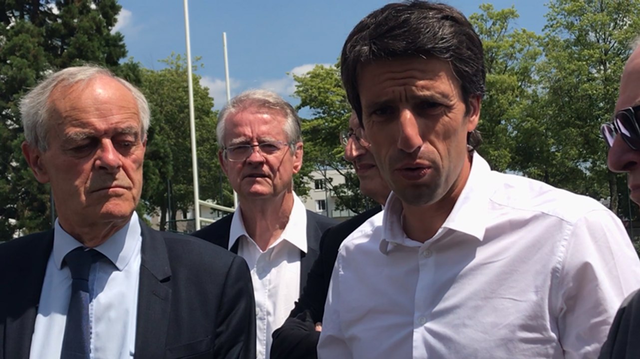Tony Estanguet et la ministre des Sports lancent le label Terre de jeux 2024 à Rennes