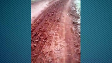 Internauta reclama de má condições de estrada rural
