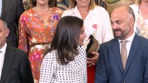 La Reina Letizia, muy cercana con seis héroes anónimos